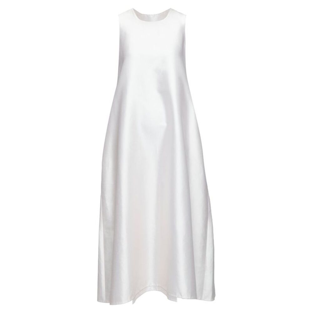 Melitta Baumeister Silk Cotton Bow Back Midi Tent Dress